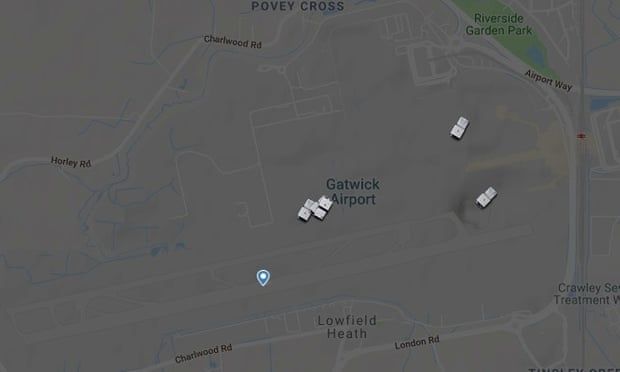 蓋特威克機(jī)場(chǎng)停運(yùn)，上空沒(méi)有一架飛機(jī)